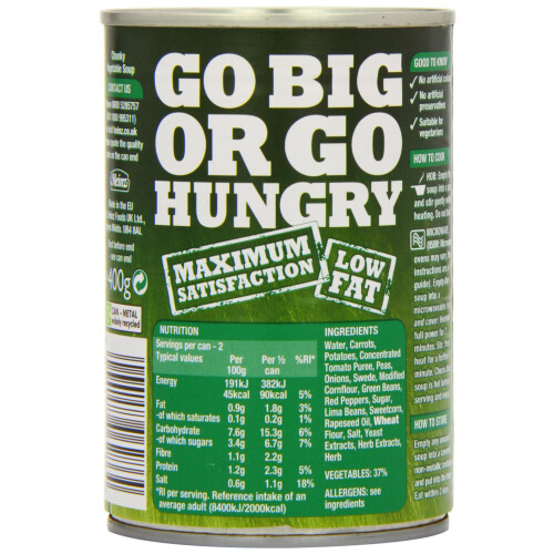 Heinz Heinz Big Soup Chunky Vegetable 12x400g 1