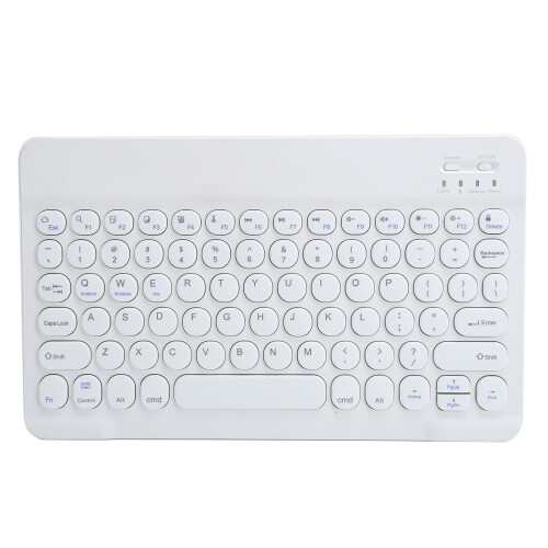 Compact Bluetooth Keyboard, Ergonomic Design & Optimal Key Spacing For Comfortable Typing, Portable Wireless Keyboard With Stable Bluetooth