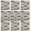 10Pcs Multi PVC Marble Pattern Self-Adhesive Wall Stickers Waterproof 5