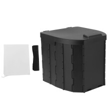Portable Toilet For Adults & Kids, Travel Foldable Potty, Sturdy Construction Portable Toilet For Car, Truck, Camping, Hiking, Long Trips, Multi