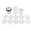 Versatile For Projects Experiments Saving Time Labor Plastic Film Canisters Airtight Lids Durable PP Material Multipurpose Storage Containers Wide 1