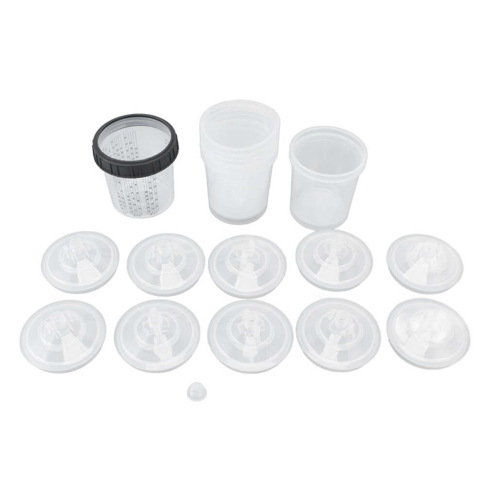 Disposable Plastic Paint Spray Cup600ml With Lid 9380977805077