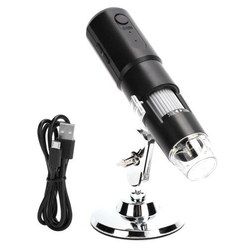Wireless Microscope 1000X Zoom, 8 LED, 640x480P, Portable 1
