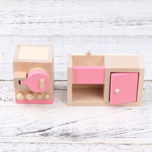 Creative DIY Super Simulation Restaurant Model for Kids Decoration No Dolls 2