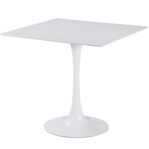 Charles Jacobs (Grey Fabric Chairs) Charles Jacobs White Square Ceramic Dining Table & 2 Diamond Chairs Dining Set Seat Dinner Kitchen 2