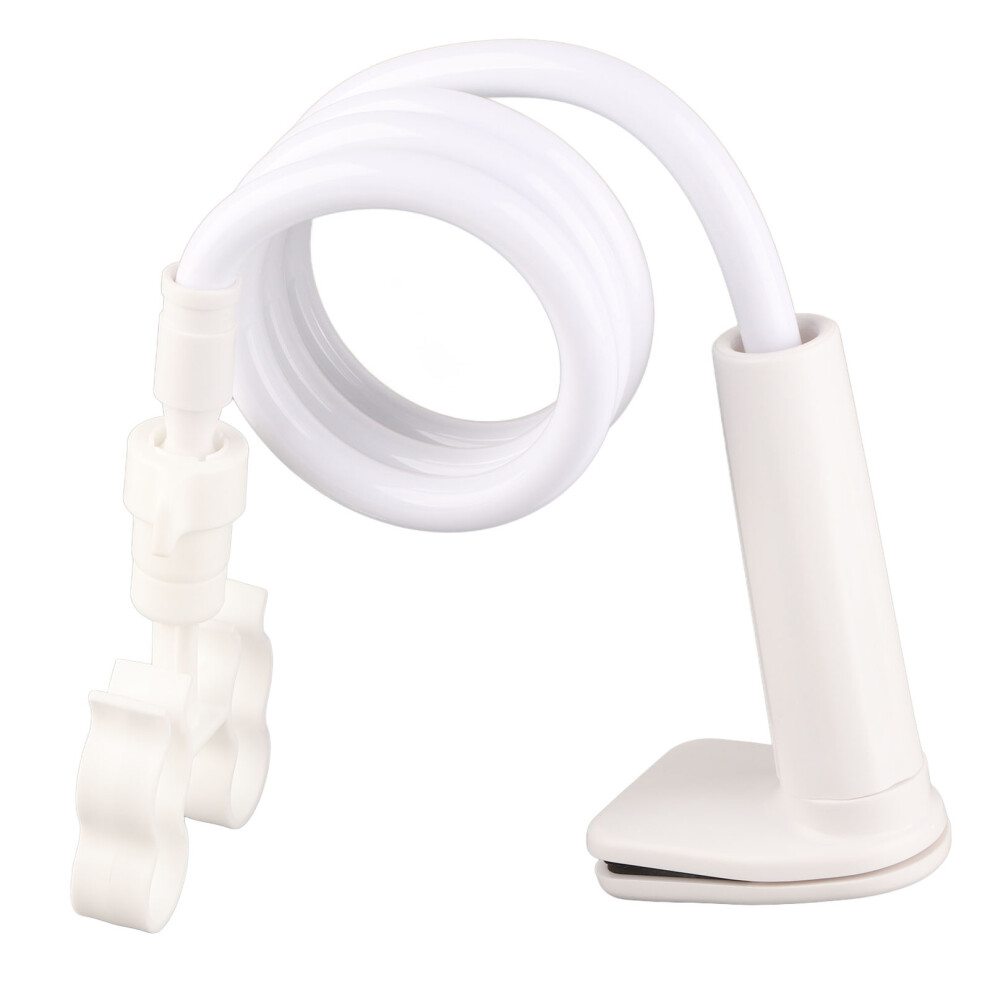 Gooseneck Phone Holder with Flexible Arm, Universal Compatibility for Smartphones, Strong Clip Base Provides Firmness, Non Slip Silicone Base Shields