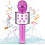 Bluetooth Wireless Karaoke Microphone Rose Gold 1