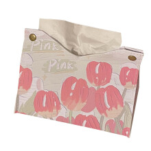 Husă de cutie din piele PU – Formă de geantă de mână, Design floral