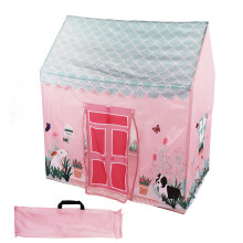 Dětský hrací stan růžový, nepromokavý polyester, 120x80x130 cm