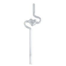 Reusable Glass Straws Anti-Wrinkle Design Eco-Friendly Flexible Bendy Drinking Tools For Hot Cold Beverages