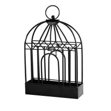 Decorative Iron Mosquito Coil Holder With Portable Hanging Handle And Rustproof Durable Construction For Home Or Garden Use