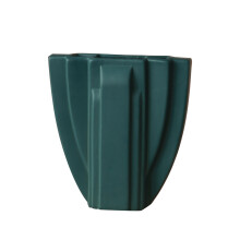 Pot pour plante succulente avec jardinière murale géométrique, vase à fleurs unique en céramique à glaçure microcristalline, accessoire de