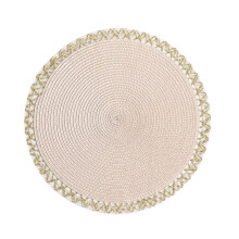 Dining Room Elegance Mat Set, Woven Washable Placemats Modern Braided Decor Heat Resistant Rustic Table Protectors
