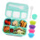 7Pcs Lunch Box Set 1300ML 225x161x65mm Blue 4