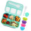 7Pcs Lunch Box Set 1300ML 225x161x65mm Blue 8