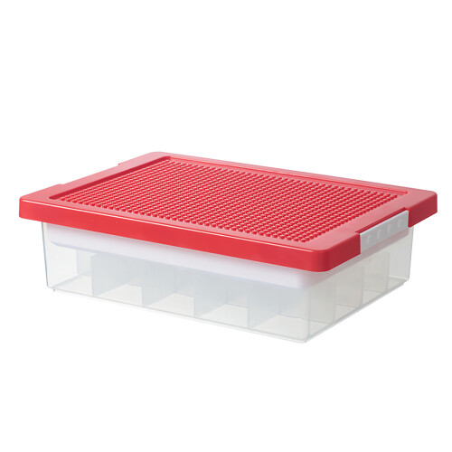 Child Friendly Storage System Modular Sorting Trays Stackable Toy Storage Boxes Transparent Plastic Containers For Crafts And Small Toys LEGO