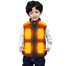 Kids Heated Vest with 13 Heating Areas Windproof Outdoor