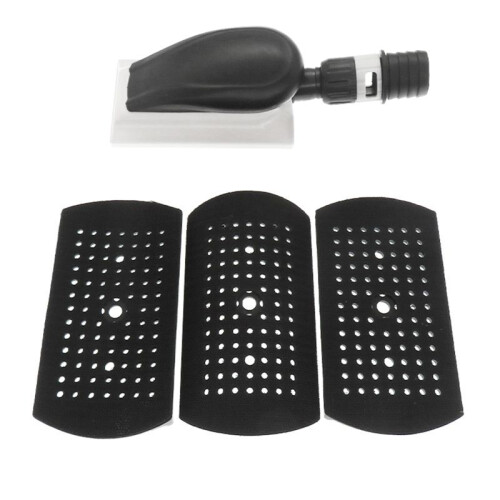 Hand Sanding Block Kit with Replacement Pad Hook and Loop Multipurpose Sander Tool for Wood Sanding Car Polishing 1