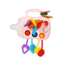 Montessori sensory pull string toy for babies 6-18 months