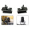 OXA-Wedge Type Tool Post Set Wedge Type Tool Post Quick Change Turning and Facing Holder Fit for Lathe Tool Holder,A 6
