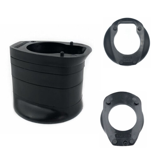 6Pcs/set Headset Stem Spacer Set Black Bike Handlebar Stem Spacers Threadless 2