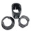 6Pcs/set Headset Stem Spacer Set Black Bike Handlebar Stem Spacers Threadless 4