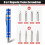 12 Pieces Pen Screwdriver Gifts Multitool Handy Tool Eight in One Magnetic Pocket Screwdriver Multi Precision Function 2