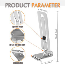 4er-Pack Haken für Hardie Board-Verkleidungswerkzeuge, für 5/16-Zoll-Faserzementverkleidungen, Werkzeuge Zur Installation Von Wandankern für