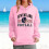 Φθαρμένο φούτερ με κουκούλα New England Football Vintage στυλ για γυναίκες – Ρετρό πουλόβερ 2