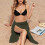 Women's Spaghetti Strap Wrap Dress Lightweight Beach 4
