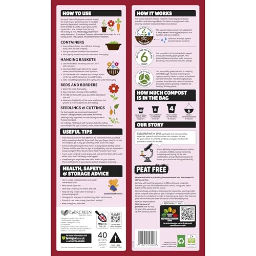 Levington Levington PEAT FREE Multi Purpose Compost, 40 litre 1