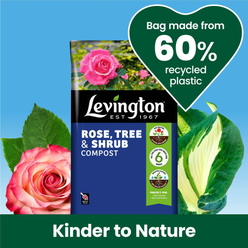 Levington Levington PEAT FREE Rose, Tree & Shrub Compost, 50 litre 2