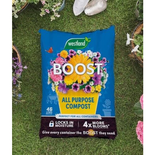 Westland Westland Boost All Purpose Compost 46L ? Peat-Free, Moisture Lock Mix 1