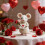Needle Felted Mouse Holding Love Letter 1 PC 2
