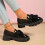 Γυναικεία Loafers Willtoo με Φιόγκο, Χοντρές Πλατφόρμες Slip On, Μοντέρνα και Ελαφριά 6