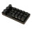 Macro Mechanical Keyboard with Adjustable Knob and Memory Function, One Handed Macro Mechanical Keyboard for Zooming and Parameter Adjustment, Mini 4