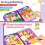 Βιβλίο Montessori για νήπια 1-3 ετών, Αισθητηριακό και Ήσυχο Τετράδιο Δραστηριοτήτων, 6