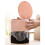 Simple Small Trash can Plastic Press Trash can with lid Trash can Desktop Small Trash can for Home use Practical (Grey) 5