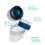 KeepCup KeepCup Original, Lightweight Plastic Reusable Coffee Cup with Splashproof Sipper Lid - 8oz/227ml - Eventide 2