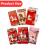 Three Hand Painted Horse Red Envelope Flat Embroidery Style 3