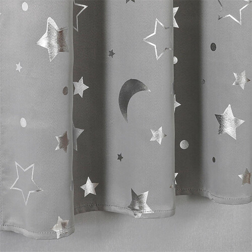 Blackout Curtains Set of 2 Grey 63 in 2