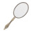 Handheld Mirror Oval Makeup Assistance 1Set 3