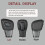 Car Gear Shift Knob Cover Leather Waterproof Black 4
