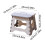 Folding Step Stool Plastic 12 inches 30 cm 380 lbs Anti-Slip 3