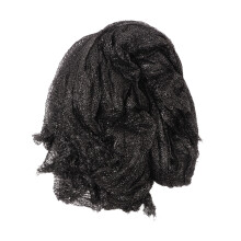 Mesh Shade Sail 4x6m Black with 20 Tie Strips