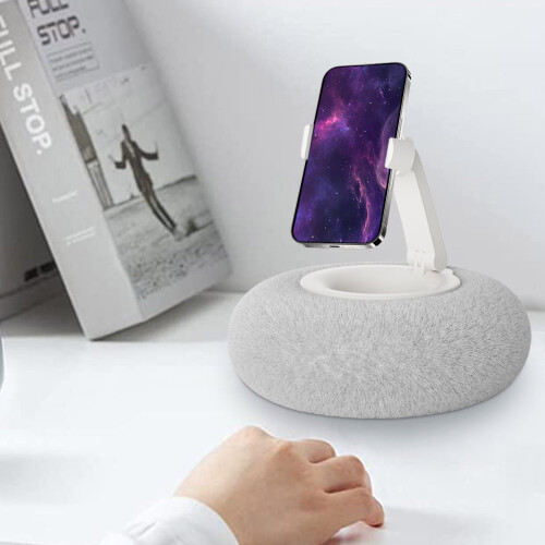 Supporto per telefono Snuggle Screen e supporto regolabile per tablet - Comodo supporto a cuscino per letto e divano, girevole a 360 per il massimo 2