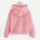 Fleece-hættetrøje til piger, 4-15 år, termisk pullover med lomme 4