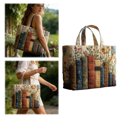 Vintage καπιτονέ τσάντα Tote γυναικών ελαφριά τσάντα ταξιδιού τσάντα ώμου Tote για 1