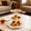 Διακοσμητικοί δίσκοι 3 στρώσεων για cupcakes, δίσκος πύργου επιδορπίων για πάρτι, 5