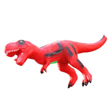 Großes elektrisches Sound-Dinosaurierspielzeug, T-Rex-Modell, Vinyl, Rot